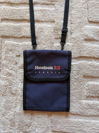 Reebok Classic Borsello Vintage Blu anni '90