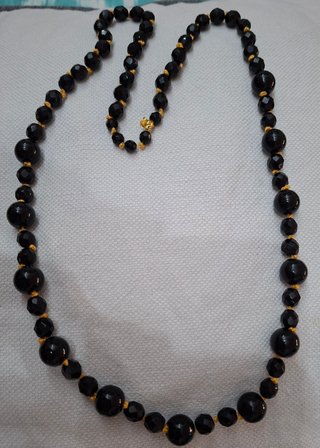 Collar de piedras facetadas multicolor