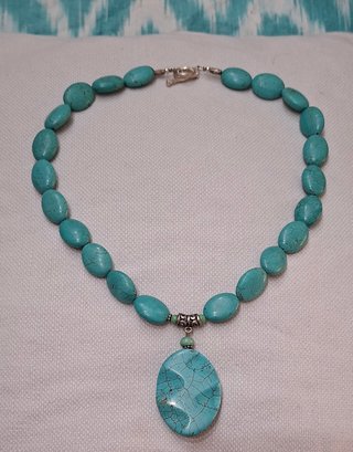 Collar de piedras facetadas multicolor
