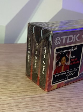TDK D90 Audiocassetta Promo Janet Jackson
