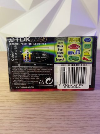 TDK D90 Audiocassetta Promo Janet Jackson