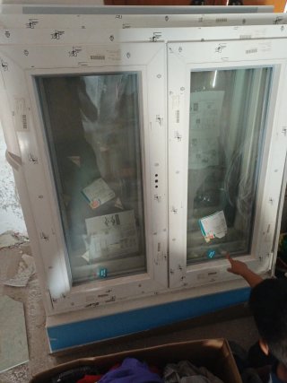 3 Ventanas PVC 115x100 Nuevas