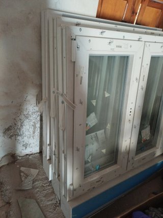 3 Ventanas PVC 115x100 Nuevas