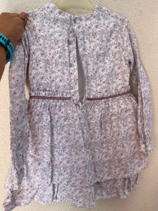 Vestido Tutto&Picolo floral manga larga