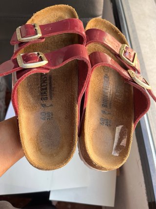 Sandalias Birkenstock Arizona Talla 40 Rojas