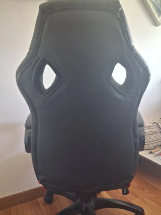 Silla Gamer Negra y Naranja