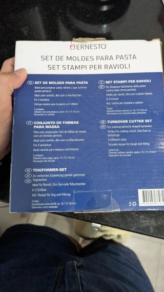 Set Moldes Ravioli Ernesto