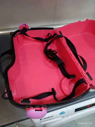 Maleta infantil de viaje rosa