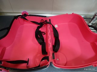 Maleta infantil de viaje rosa