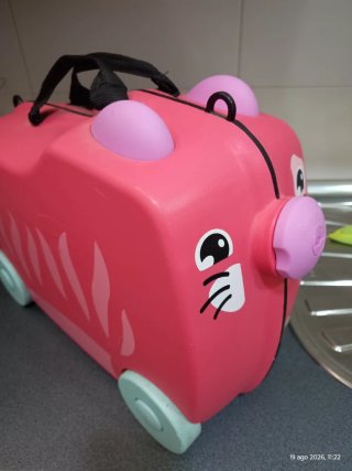 Maleta infantil de viaje rosa