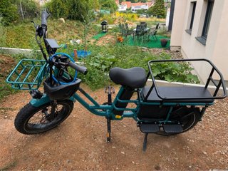Bicicleta eléctrica para 2 niños