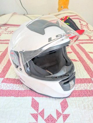 LS2 V-Tech FF397 Casc Blanc