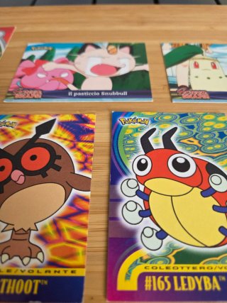 Lotto 7 Carte Pokémon Topps TV Animation Edition