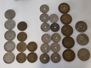 Lote de Monedas antiguas de Franco + alguna extra