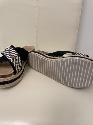 Sandalias cuña esparto talla 37