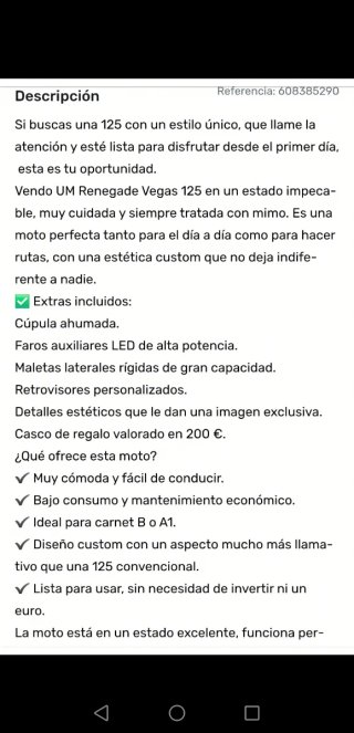 Moto Naked Negra