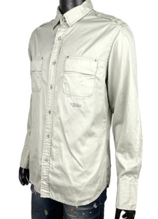 Tommy Hilfiger Denim Camicia Uomo L Slim Route 85