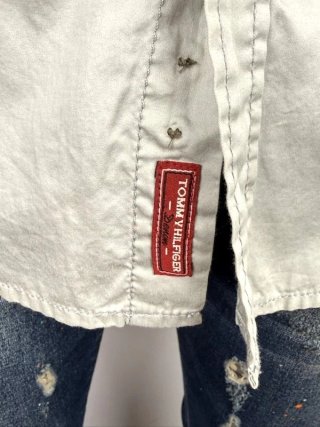 Tommy Hilfiger Denim Camicia Uomo L Slim Route 85