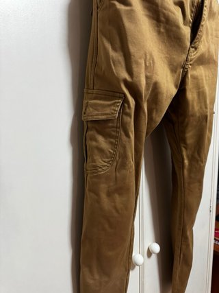 Pantalón cargo moto By City marrón talla 32