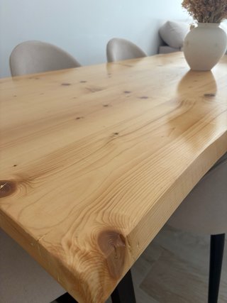 Mesa comedor madera 2 metros