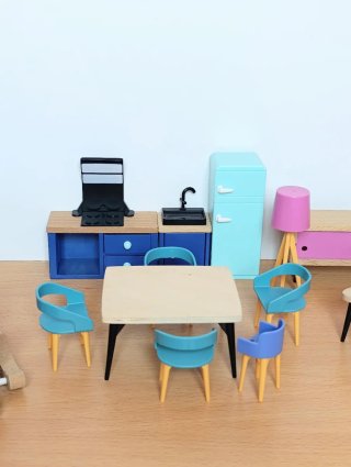 Lote Muebles Casa Muñecas