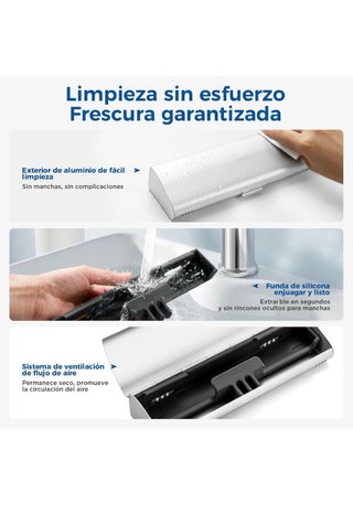 Estuche Cepillo Dientes Eléctrico Aluminio