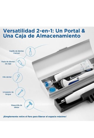 Estuche Cepillo Dientes Eléctrico Aluminio