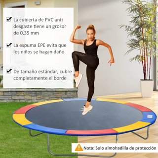 Cubierta Protección Cama Elástica Multicolor