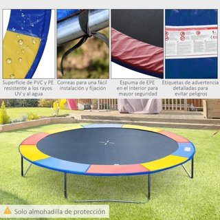 Cubierta Protección Cama Elástica Multicolor