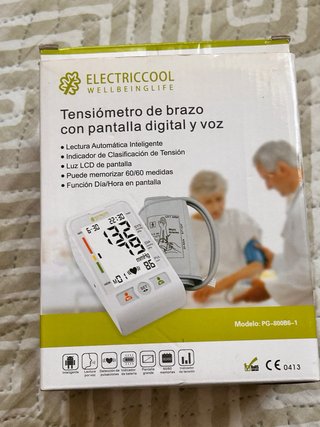 Tensiómetro de brazo Electriccool digital y voz