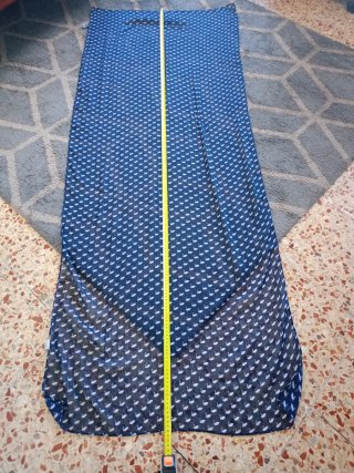 Pañuelo Mango azul y blanco