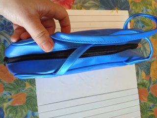 Bolso azul mujer