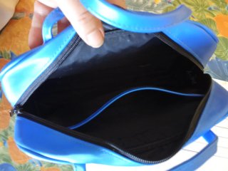 Bolso azul mujer