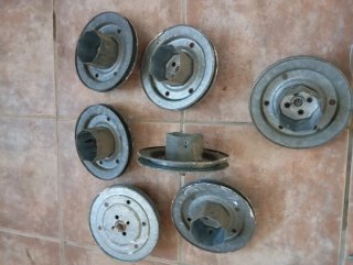 Polea para eje de persiana 60cm 5€ cada uno