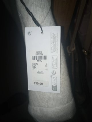 Chaqueta Beige Lino