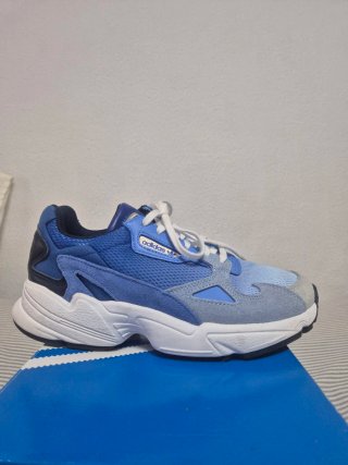 Adidas Falcon Triple Blue Mujer Talla 38 2/3
