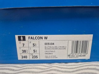 Adidas Falcon Triple Blue Mujer Talla 38 2/3