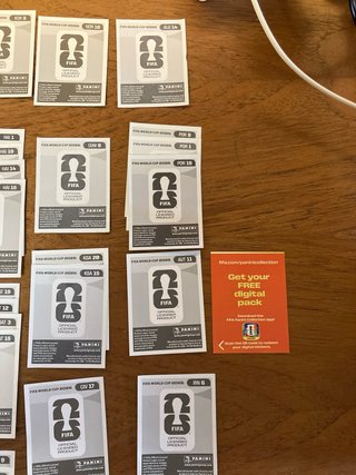 Lote cartas Mundial Panini Ya no están  Uzb 5 Usa