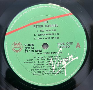 Vinilo Peter Gabriel - So