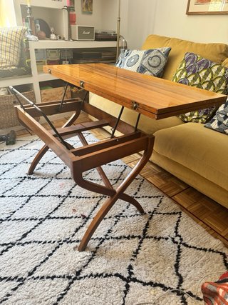 Mesa plegable de madera