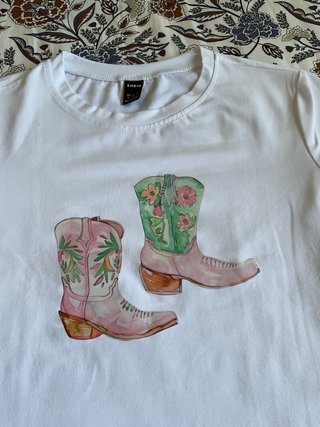 Camiseta Botas Cowboy