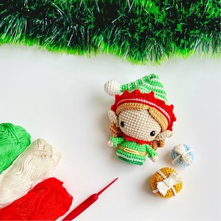 Elfa tejida a crochet
