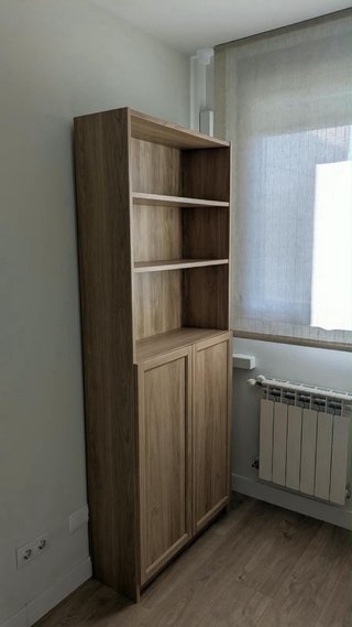 Estantería Billy Ikea Roble con Puertas