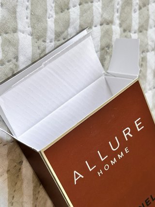 Caja Vacía Chanel Allure Homme Eau de Toilette