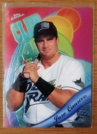 Carta de Béisbol Jose Canseco Topps Chrome