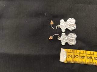 Pendientes Osos Plateados
