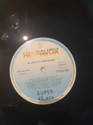 Vinilo Alaska y Dinarama Solo creo lo que veo