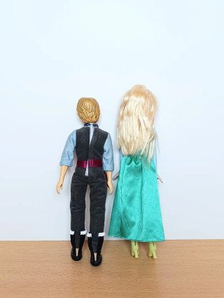 Lote muñecos frozen  kristoff y elsa