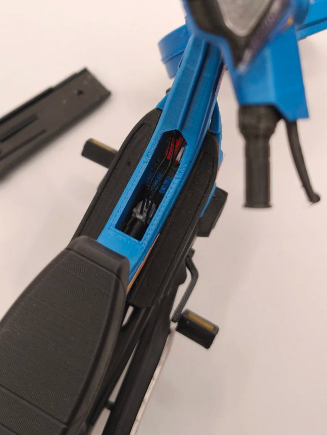 Maqueta Derbi Variant Azul 1996