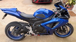 Suzuki GSXR K7 Moto Deportiva Azul